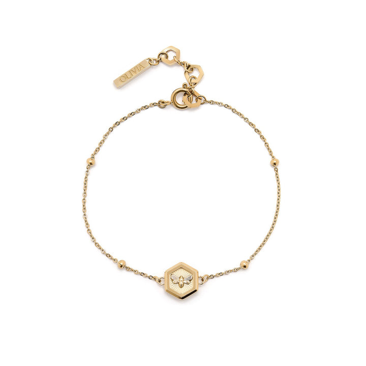 Olivia Burton Gold Minima Bee Bracelet