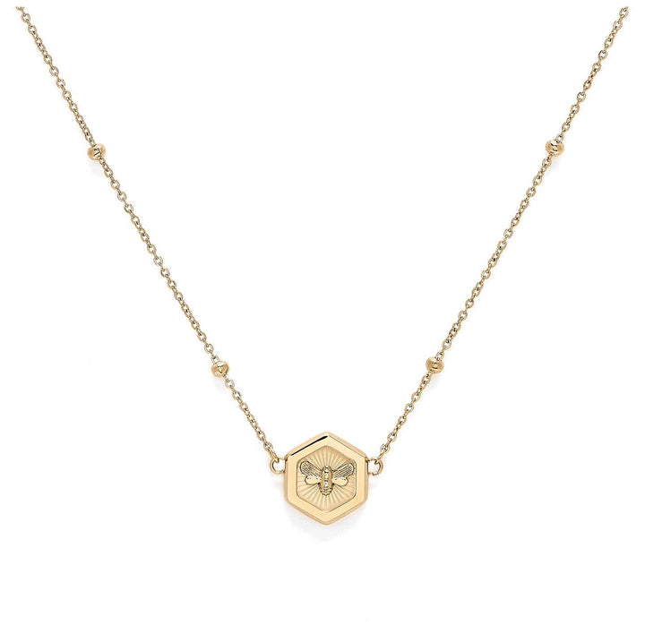 Olivia Burton Gold Minima Bee Pendant Necklace