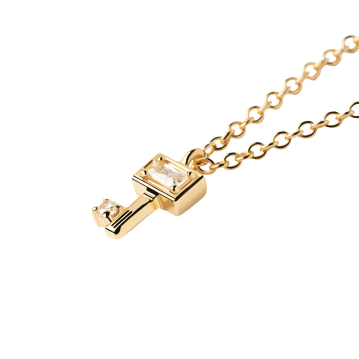 PDPAOLA Gold Key Necklace