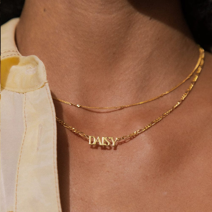 Daisy London Gold Personalised Name Necklace