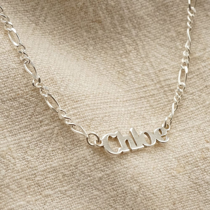 Daisy London Silver Personalised Name Necklace