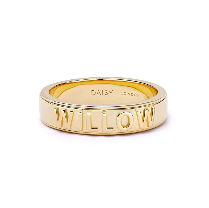 Daisy London Gold Personalised Spinning Ring