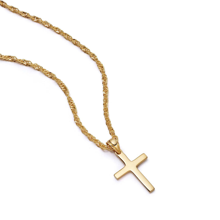 Daisy London Gold Polly Cross Necklace