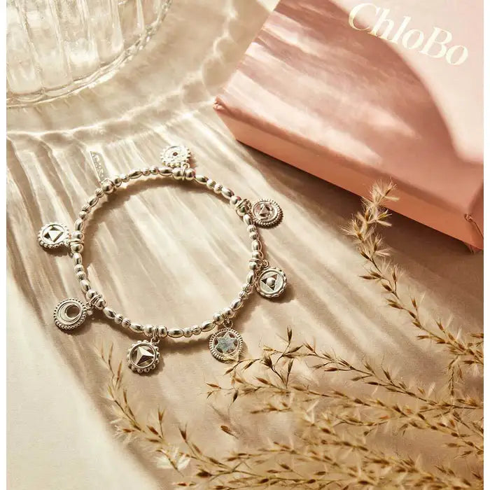 ChloBo Silver Positive Vibes Bracelet