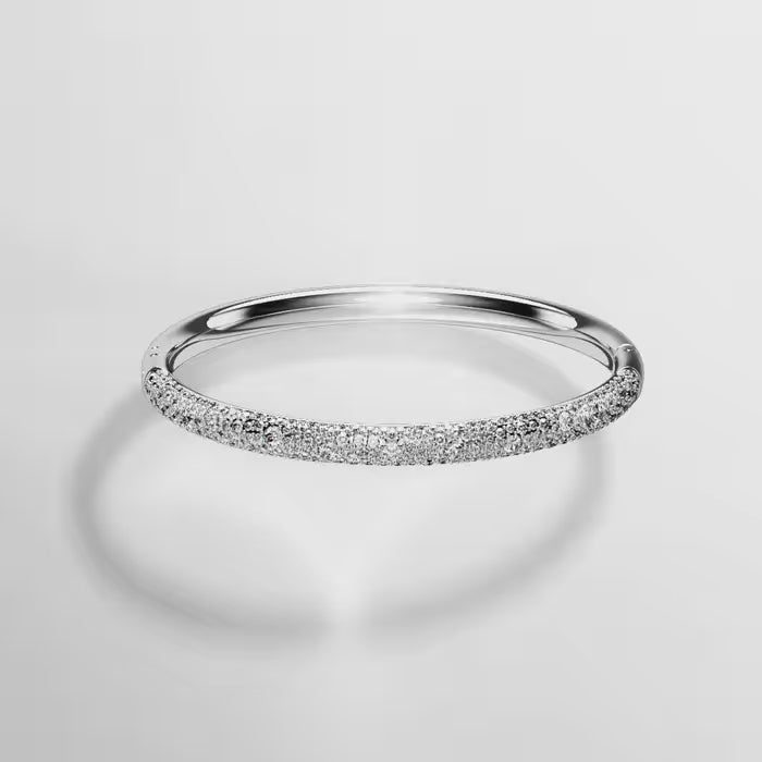 Swarovski Silver Sublima Pave Bangle