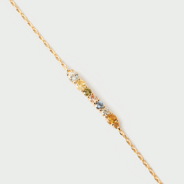 PDPAOLA Gold Rainbow Bracelet