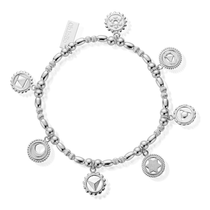 ChloBo Silver Positive Vibes Bracelet