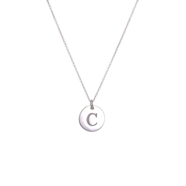 ol&co Silver Initials A-Z Necklaces