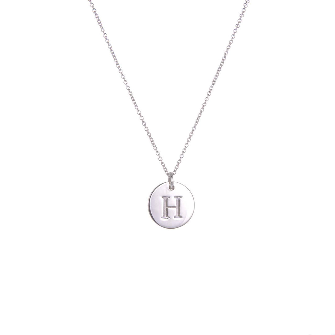 ol&co Silver Initials A-Z Necklaces