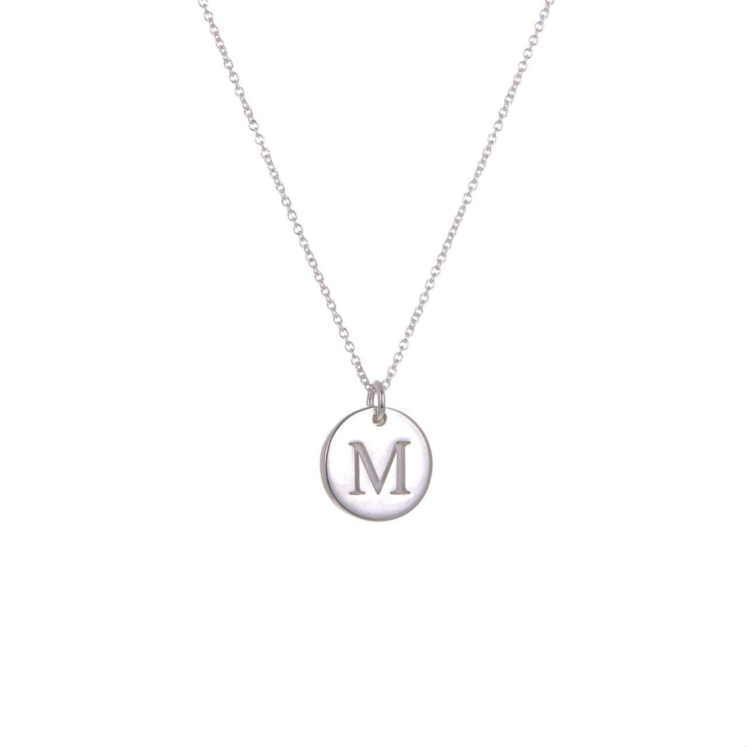 ol&co Silver Initials A-Z Necklaces