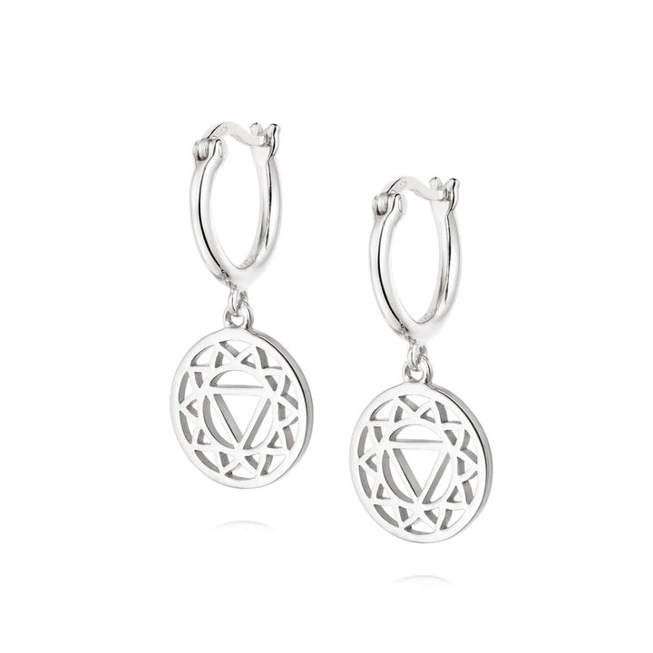 Daisy London Silver Solar Plexus Chakra Earrings