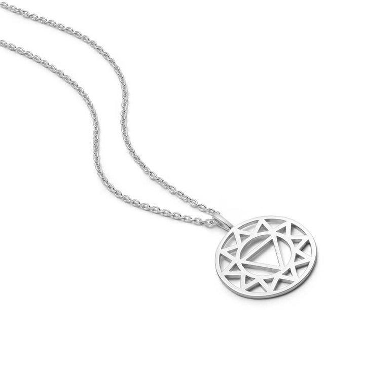 Daisy London Silver Solar Plexus Chakra Necklace