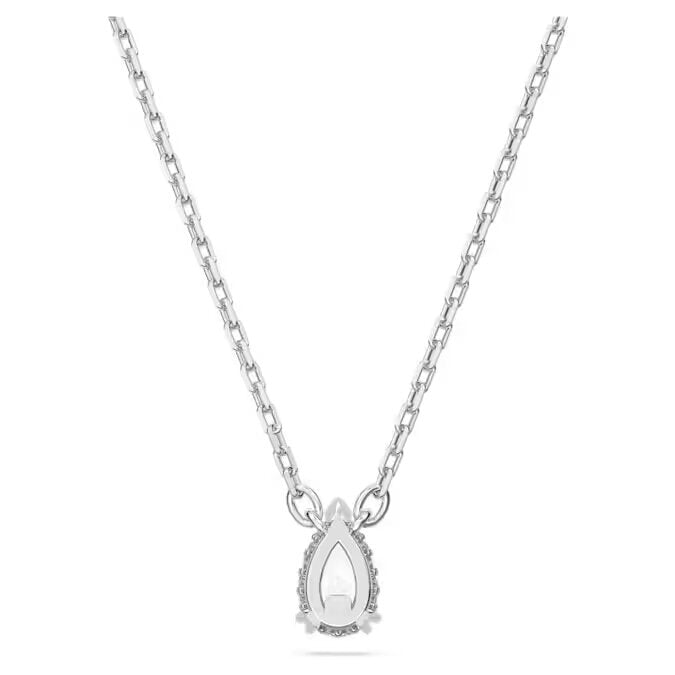 Swarovski Silver Stilla Pear Cut Pendant Necklace