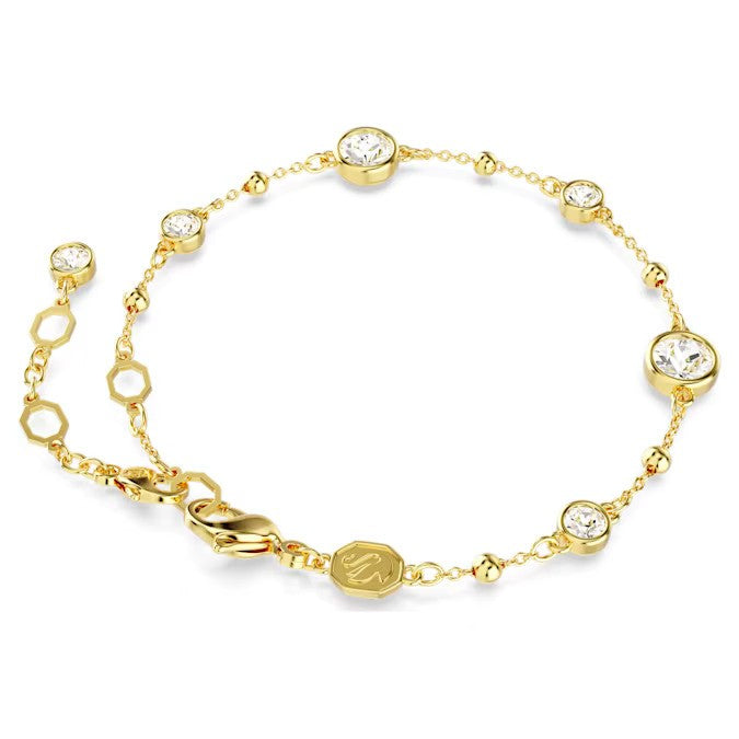 Swarovski Gold Imber Round Cut Crystal Bracelet