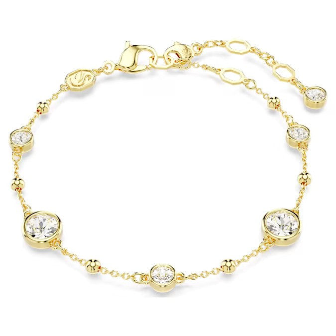 Swarovski Gold Imber Round Cut Crystal Bracelet