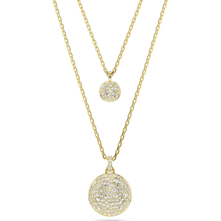 Swarovski Gold Sublima Layered Necklace