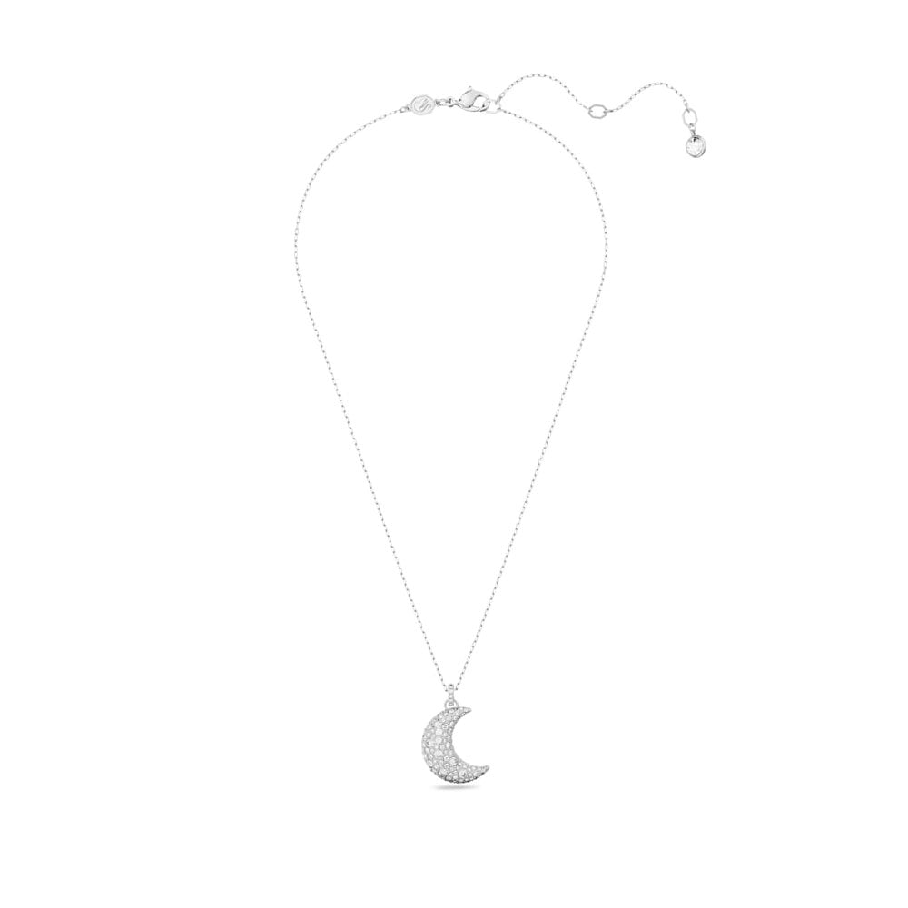 Swarovski Silver Sublima Moon Necklace