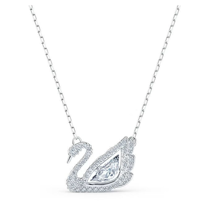 Swarovski Silver Dancing Swan Necklace