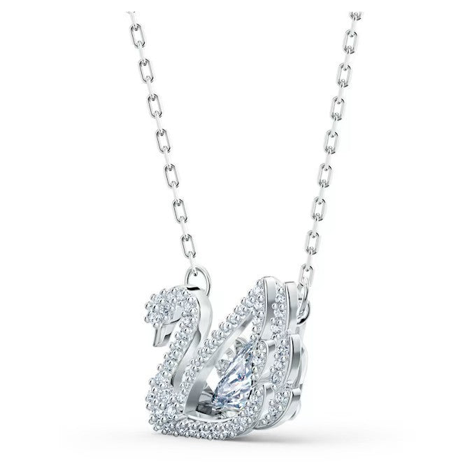 Swarovski Silver Dancing Swan Necklace