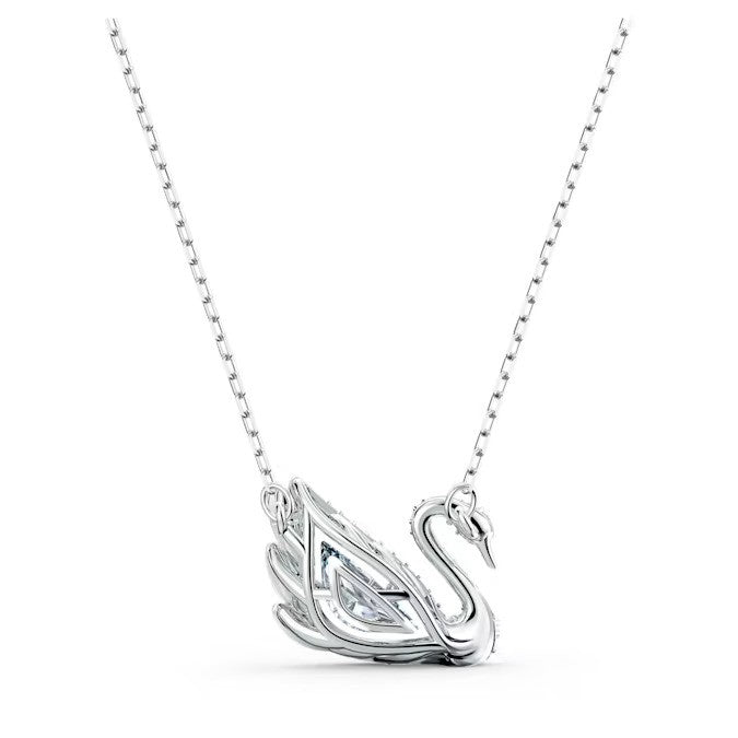 Swarovski Silver Dancing Swan Necklace