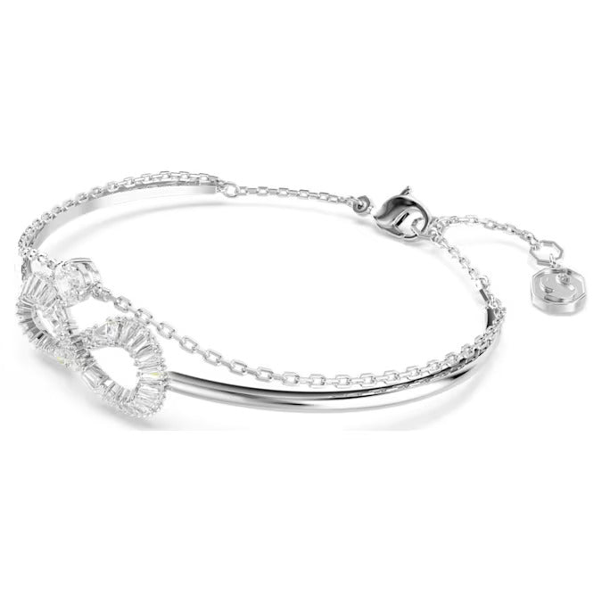 Swarovski Silver Hyperbola Infinity Bangle