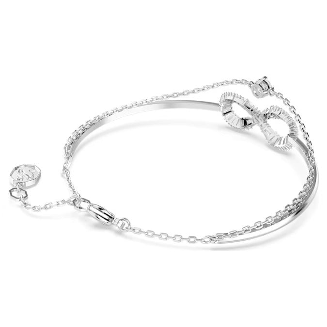 Swarovski Silver Hyperbola Infinity Bangle