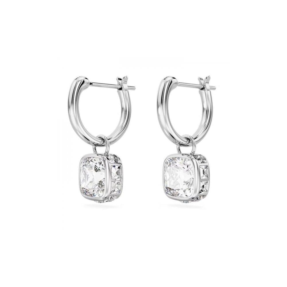 Swarovski Silver Chroma Drop Earrings