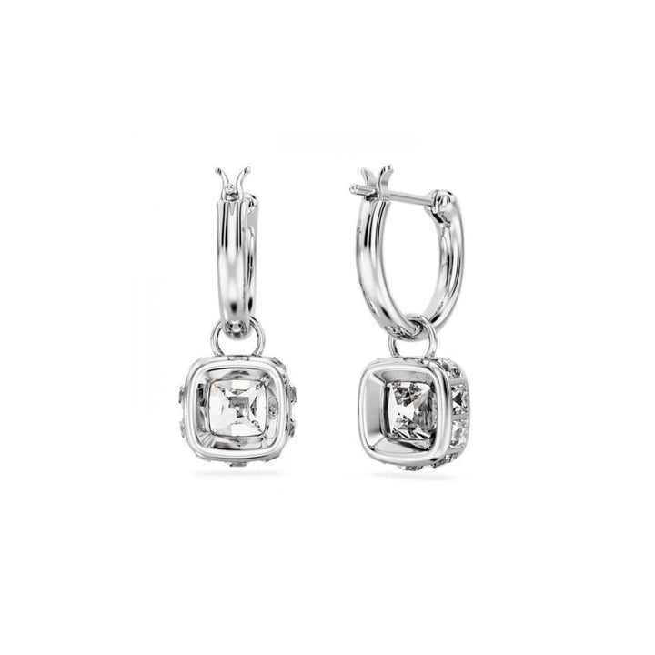 Swarovski Silver Chroma Drop Earrings