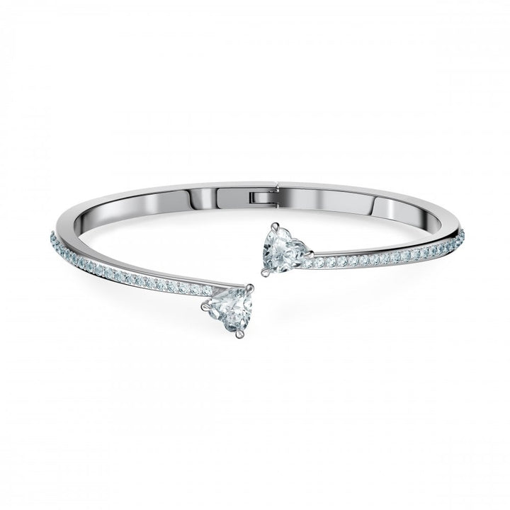 Swarovski Silver Mesmera Heart Bangle