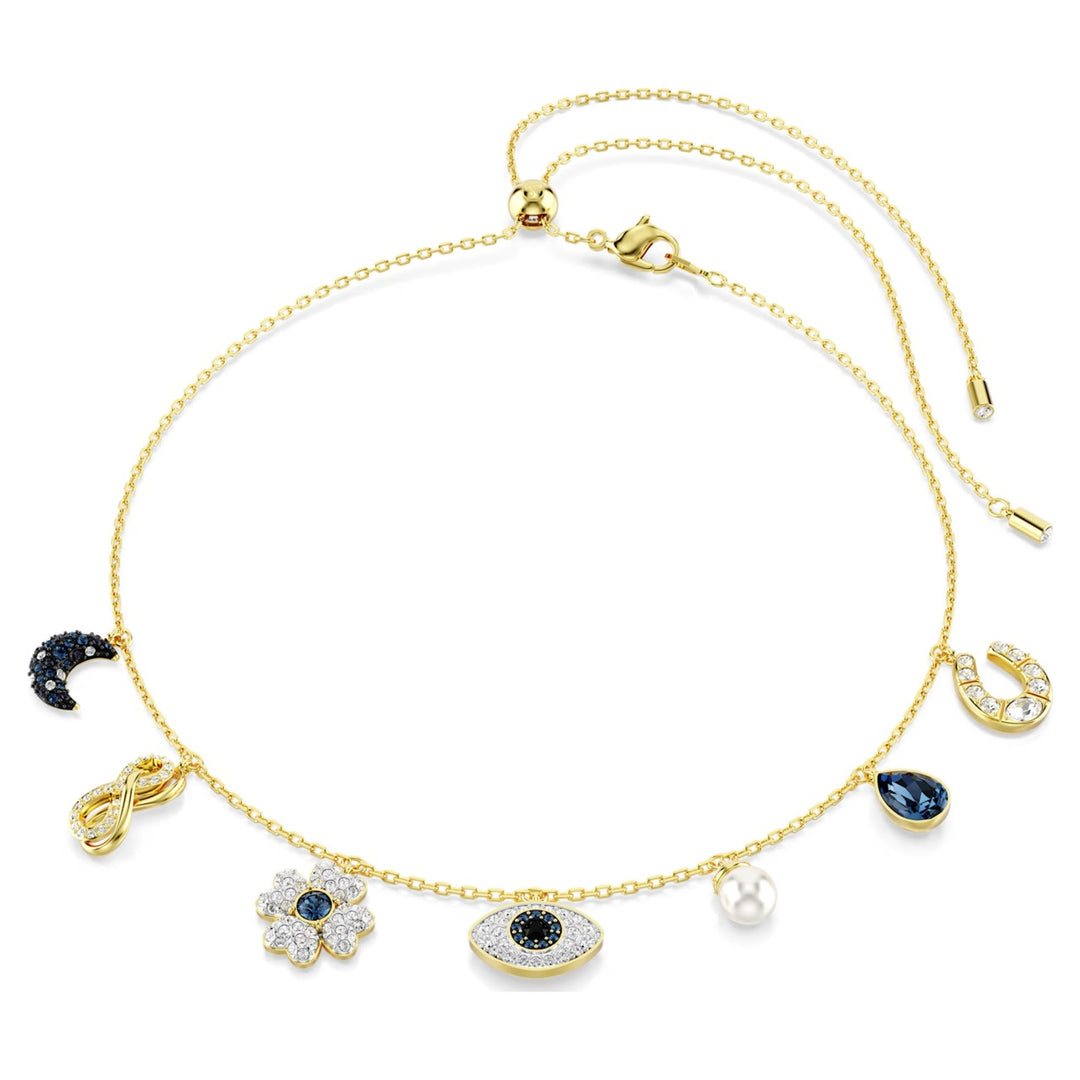 Swarovski Gold Symbolica Evil Eye Choker Necklace