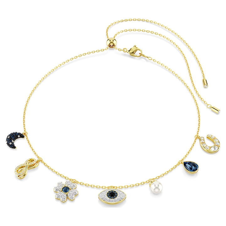 Swarovski Gold Symbolica Evil Eye Choker Necklace