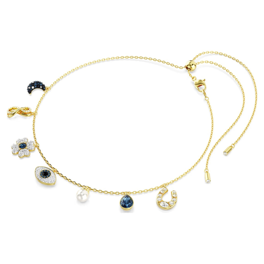 Swarovski Gold Symbolica Evil Eye Choker Necklace