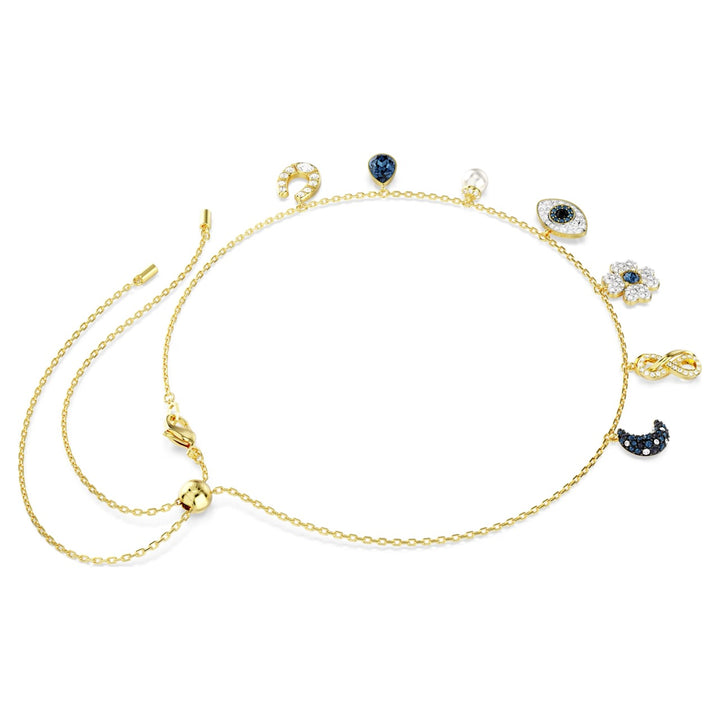 Swarovski Gold Symbolica Evil Eye Choker Necklace