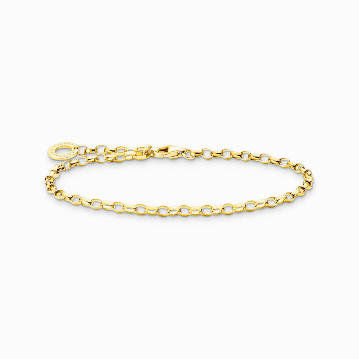 Thomas Sabo Gold Fine Charm Club Bracelet