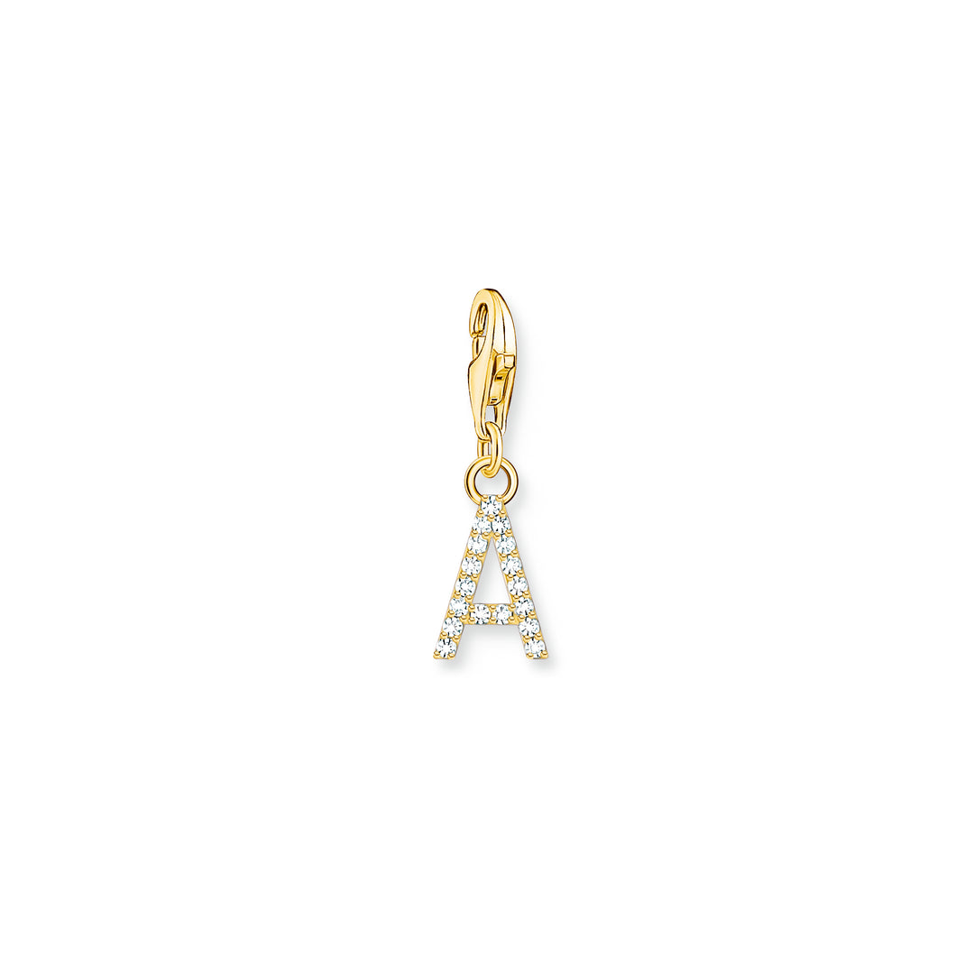 Thomas Sabo Gold CZ Initials A-Z Charms