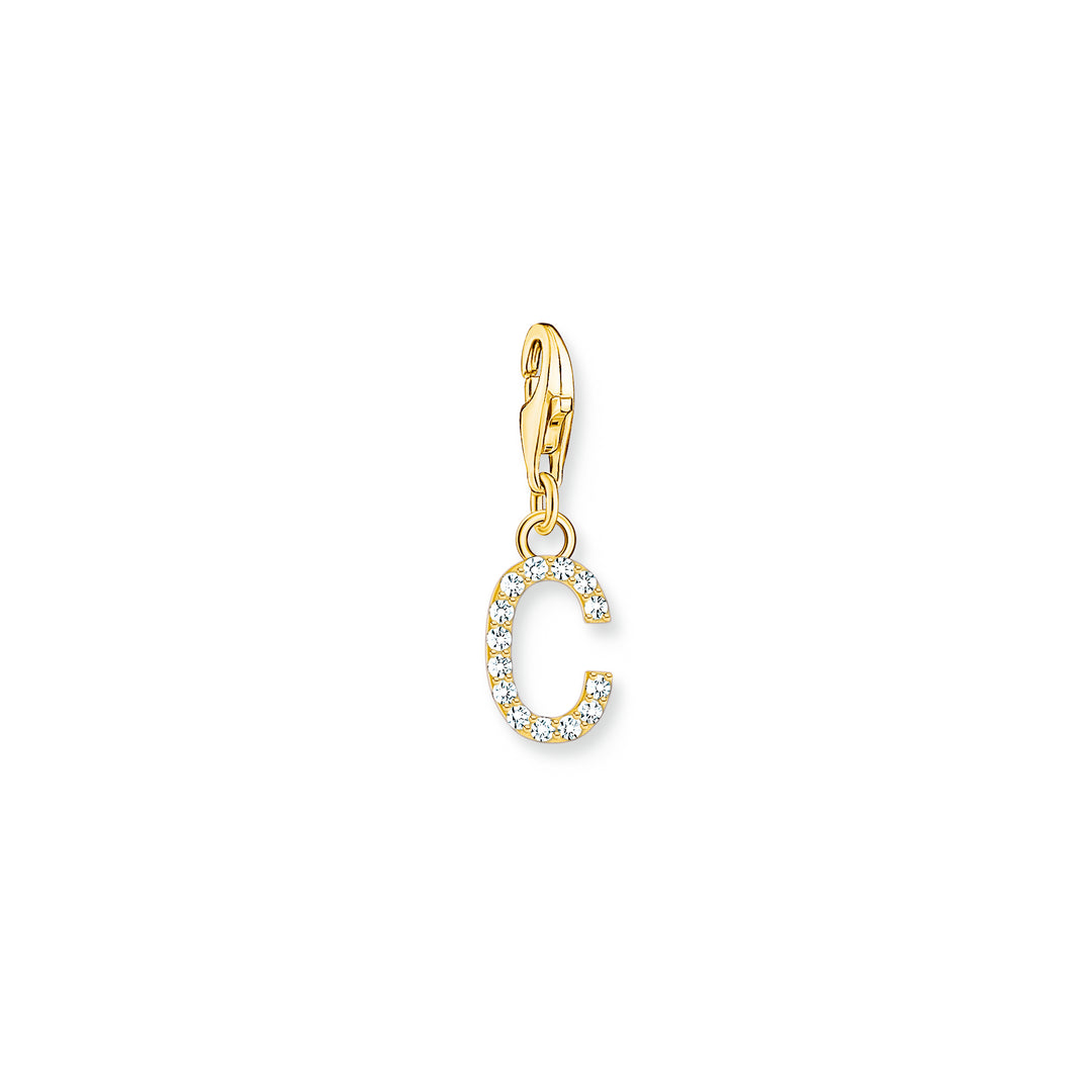 Thomas Sabo Gold CZ Initials A-Z Charms