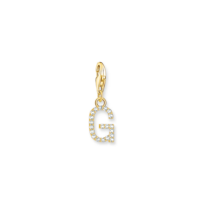 Thomas Sabo Gold CZ Initials A-Z Charms