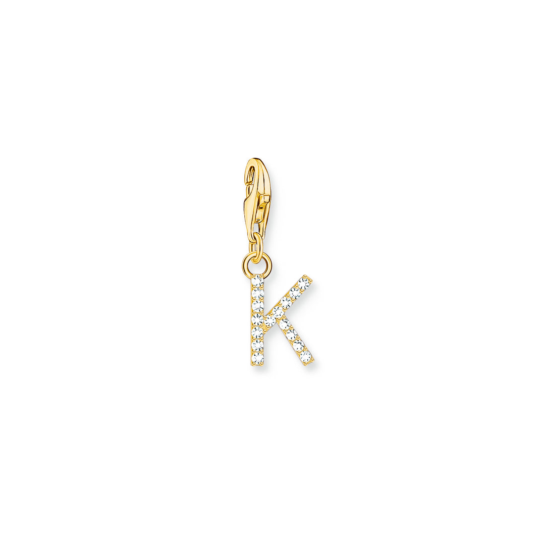 Thomas Sabo Gold CZ Initials A-Z Charms