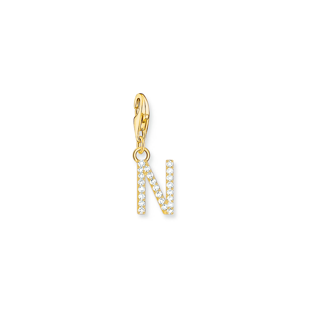 Thomas Sabo Gold CZ Initials A-Z Charms