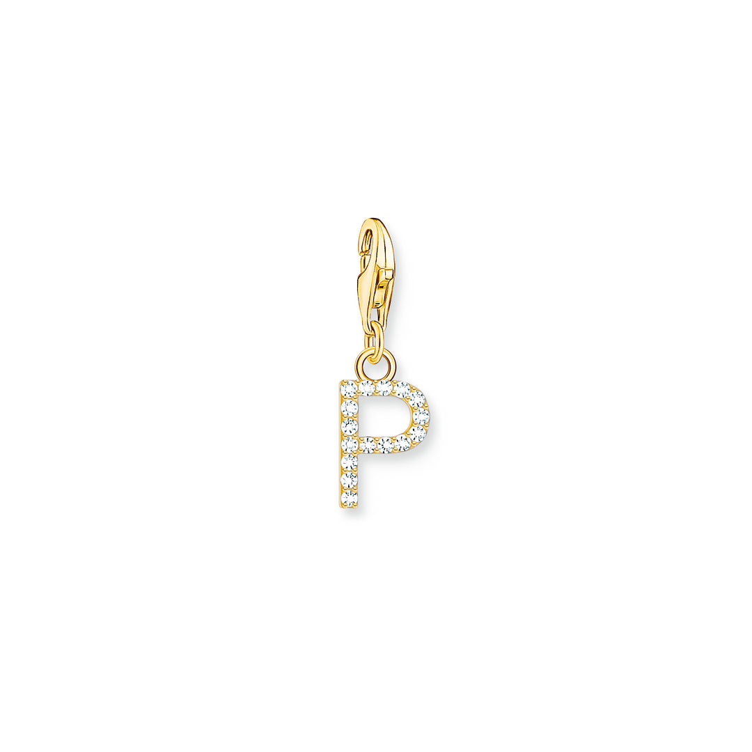 Thomas Sabo Gold CZ Initials A-Z Charms