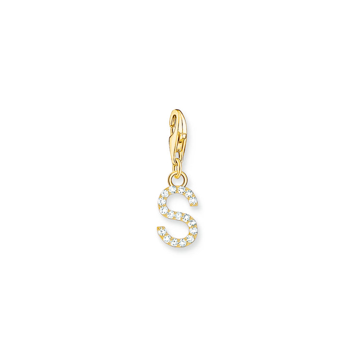 Thomas Sabo Gold CZ Initials A-Z Charms