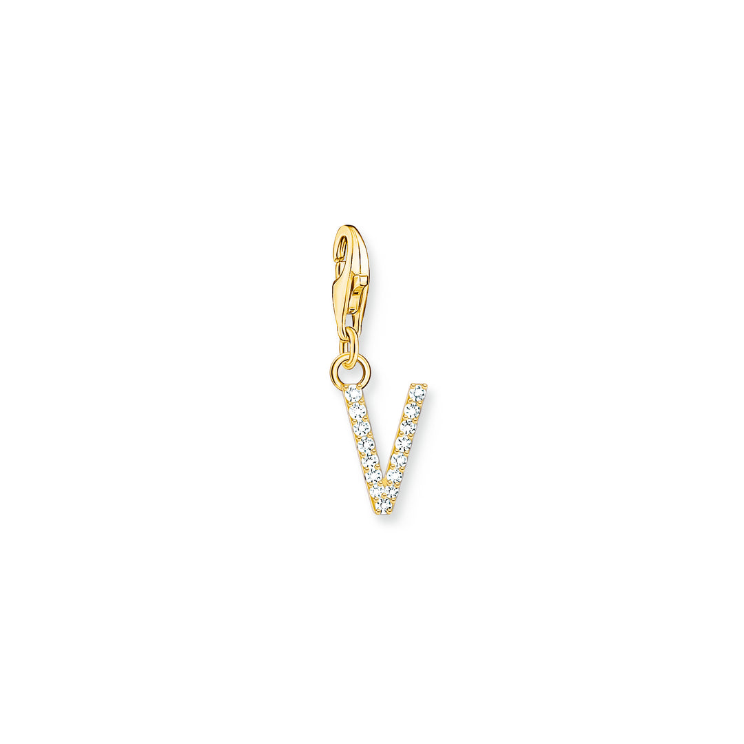 Thomas Sabo Gold CZ Initials A-Z Charms