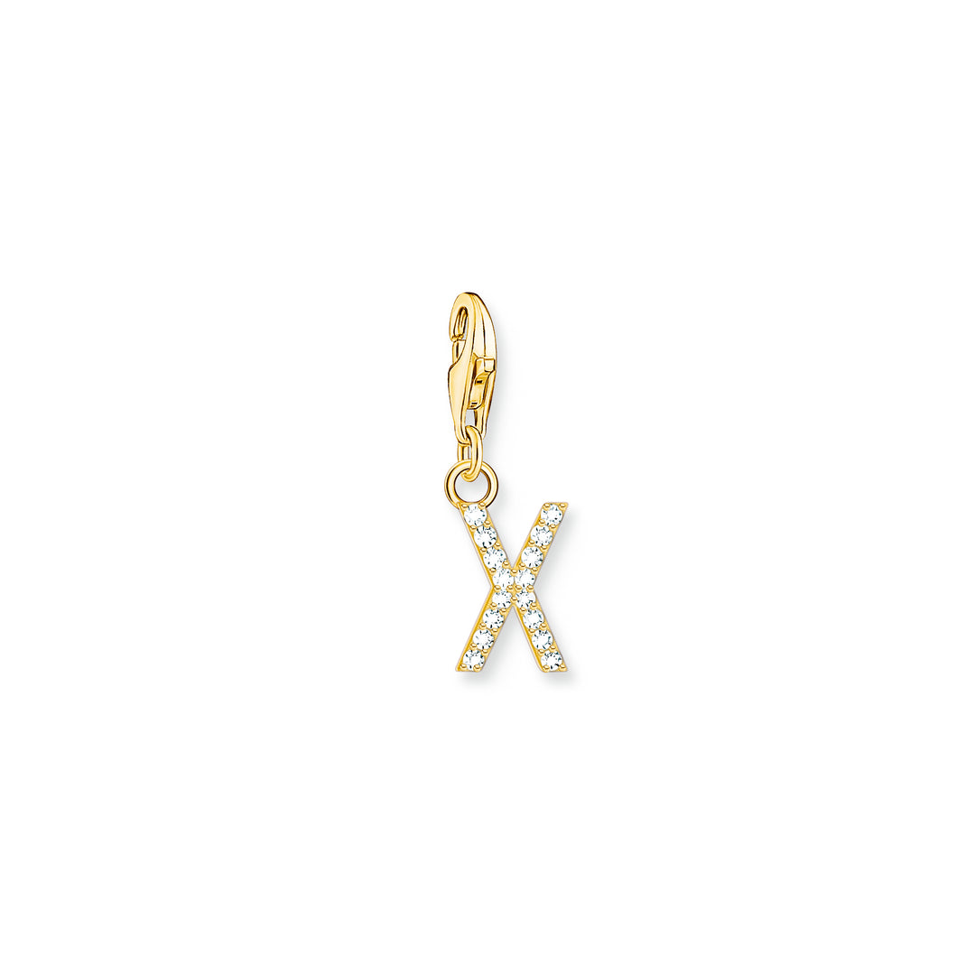 Thomas Sabo Gold CZ Initials A-Z Charms