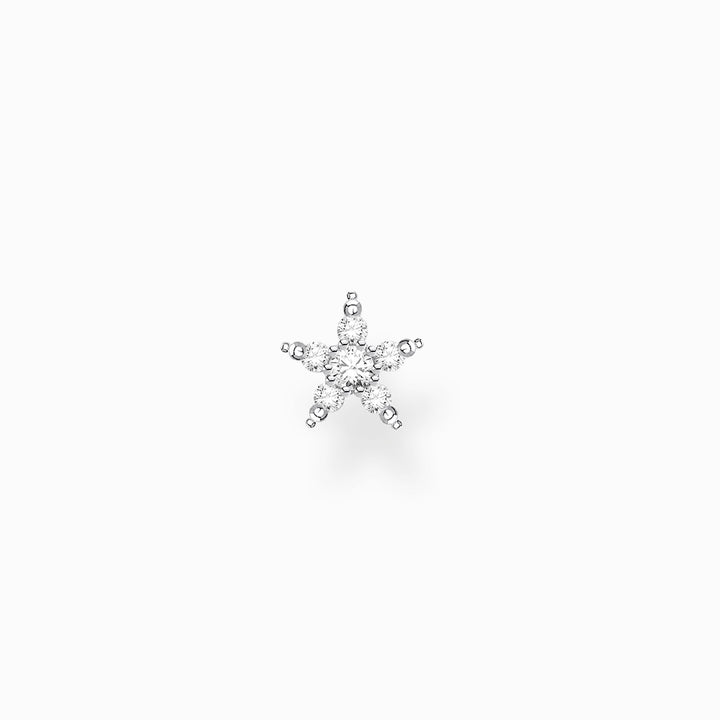 Thomas Sabo Silver CZ Star Single Stud Earring