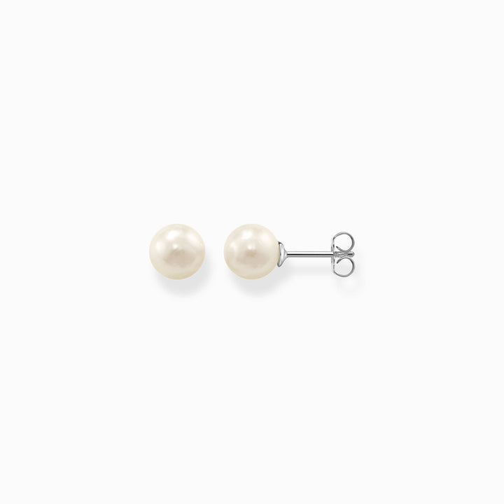 Thomas Sabo Silver 8mm Pearl Stud Earrings