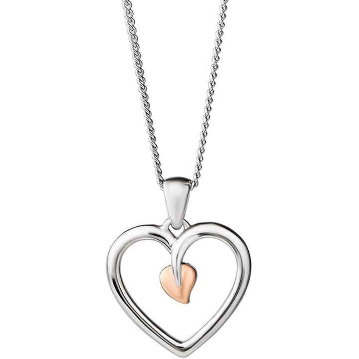 Clogau Silver Tree of Life Heart Pendant