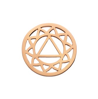 Daisy London Rose Gold Solar Plexus Chakra Halo Coin