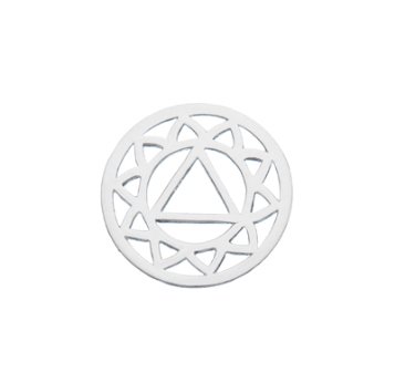 Daisy London Solar Plexus Chakra Silver Coin