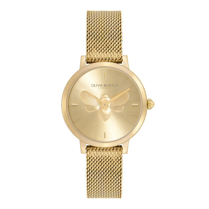 Olivia Burton Gold Ultra Slim Bee Watch