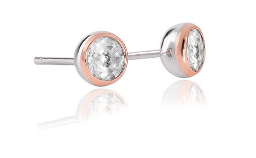 Clogau Gold Celebration White Topaz Studs